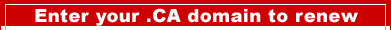 Renew Your .CA Domain